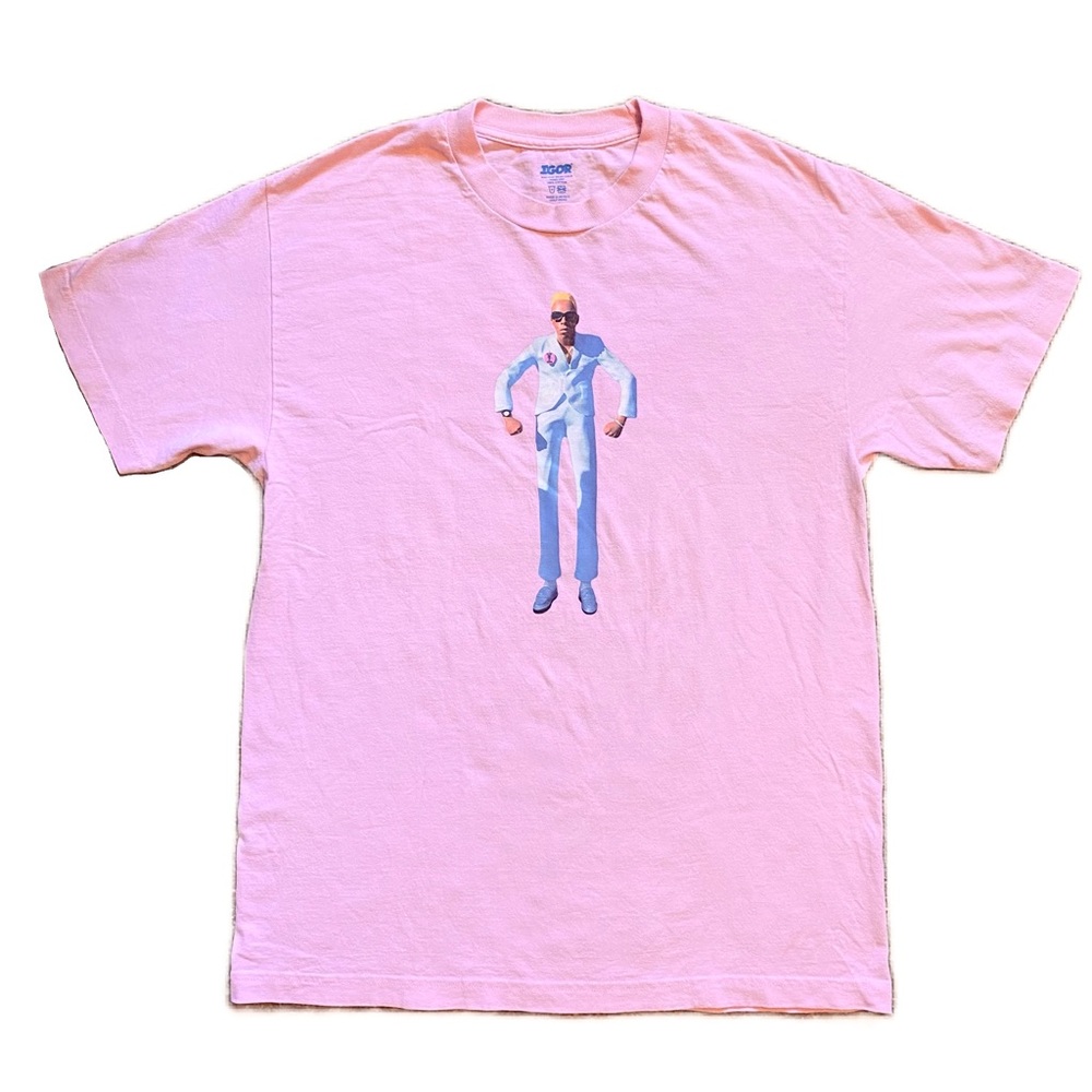 🖤SOLD🖤 Tyler The Creator lGOR 2019 Tour Golf Wang Pink Golfwang Rap T-Shirt
